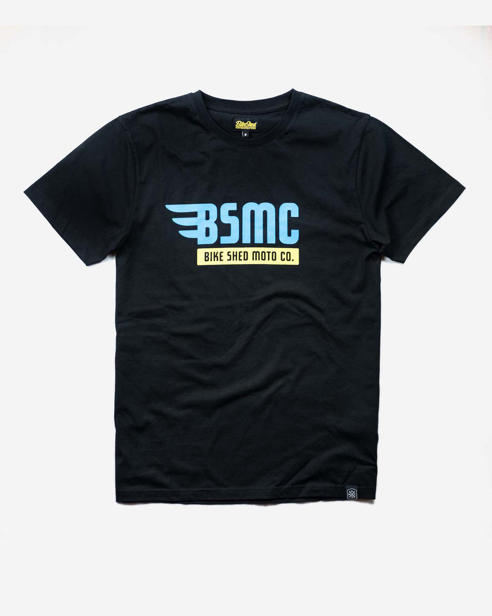 BSMC XT Motorcycle Logo T-Shirt - Black, front