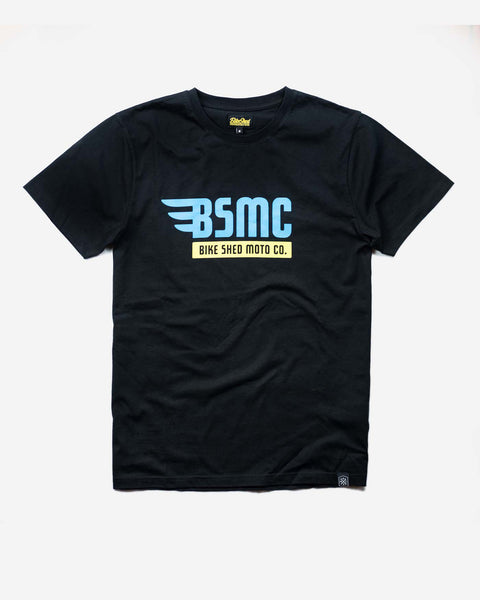 BSMC XT Motorcycle Logo T-Shirt - Black, front