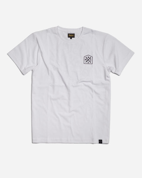BSMC 1580 Roundel Logo T Shirt - White, front