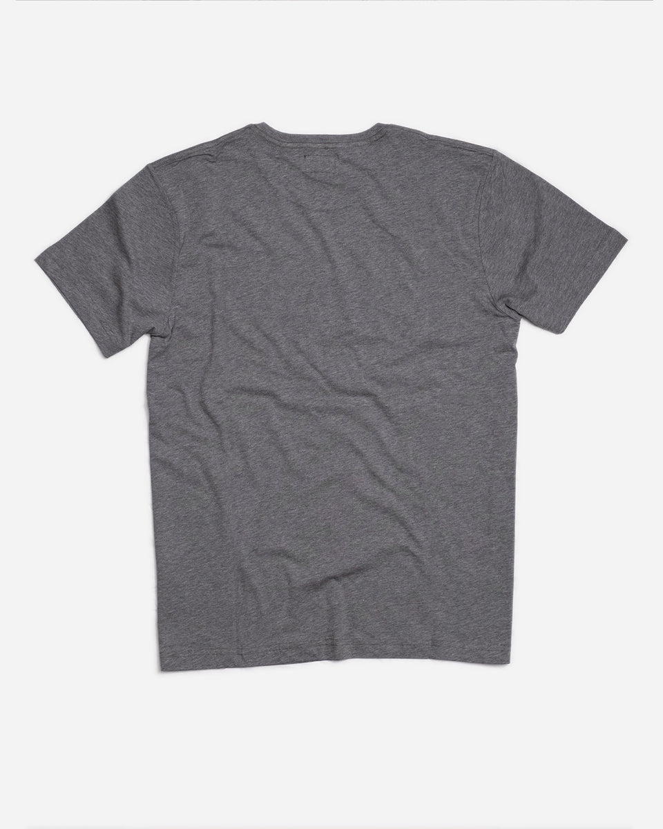 BSMC Classic Yellow Logo T-Shirt - Grey, back