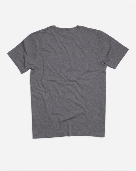 BSMC Classic Yellow Logo T-Shirt - Grey, back