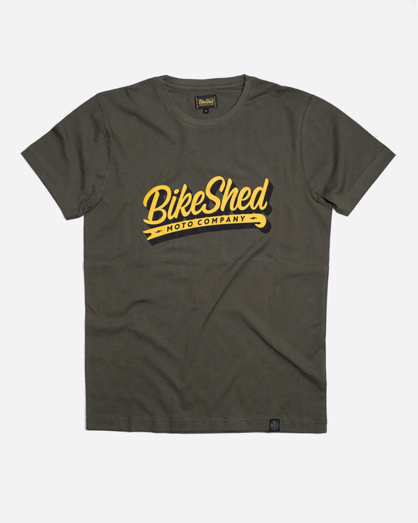 BSMC Classic T Shirt - KHK/YLW