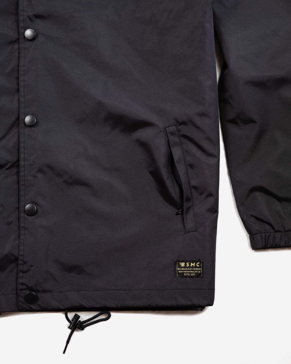 BSMC Company Coach Motorcycle Jacket - Black, pocket close up
