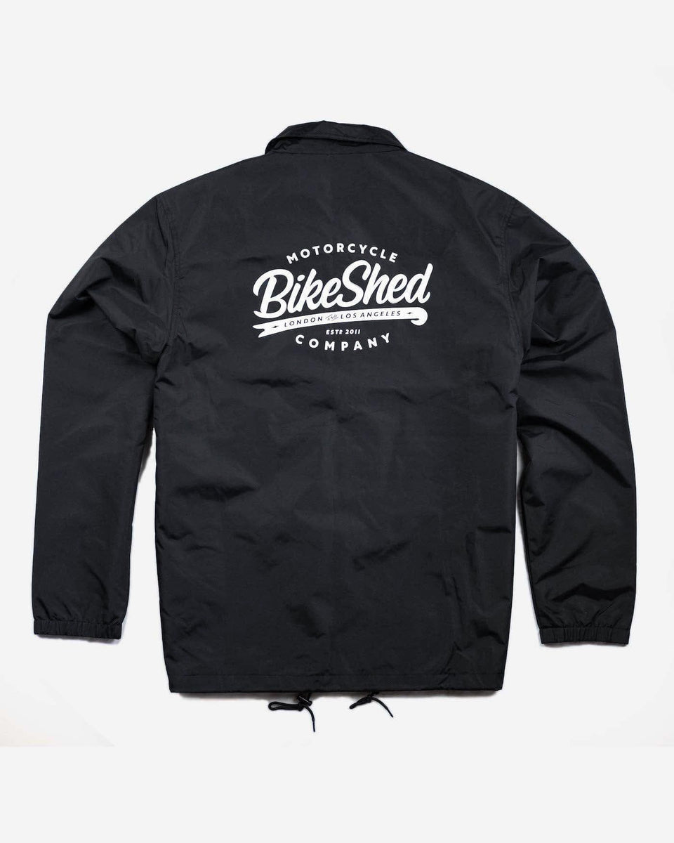 BSMC Company Coach Motorcycle Jacket - Black, back