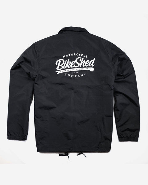 BSMC Company Coach Motorcycle Jacket - Black, back