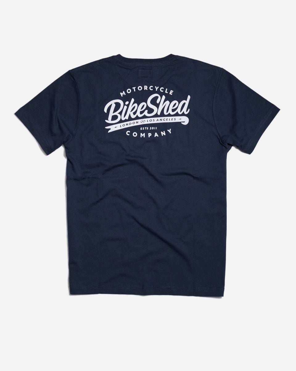 BSMC Company Logo T-Shirt - Navy, back