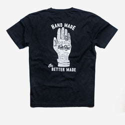 BSMC Handmade T Shirt - Black & White, back
