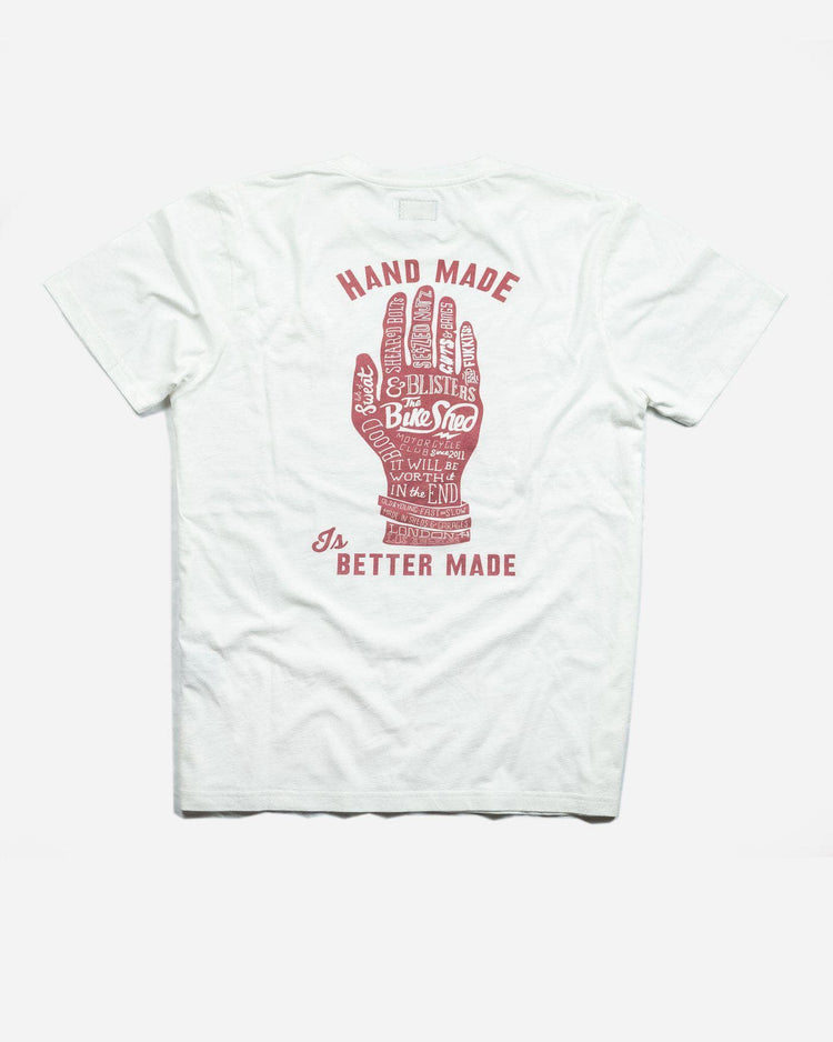 BSMC Handmade T Shirt - Cream, back
