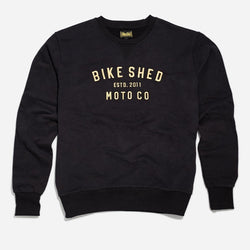 BSMC Moto Co. Sweat - Black/Gold, front