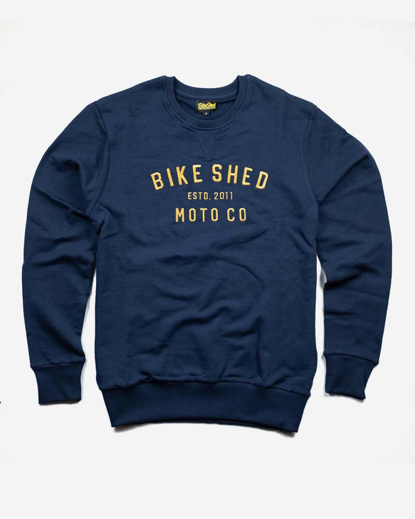 BSMC Moto Co. Sweat - Navy/Mustard