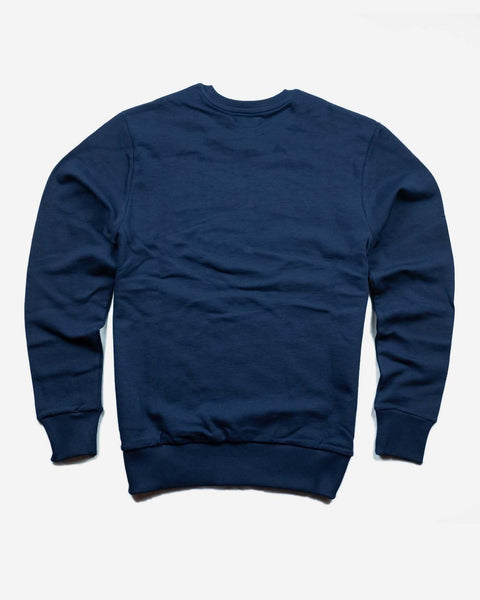 BSMC Moto Co. logo Sweatshirt - Navy/Mustard, back