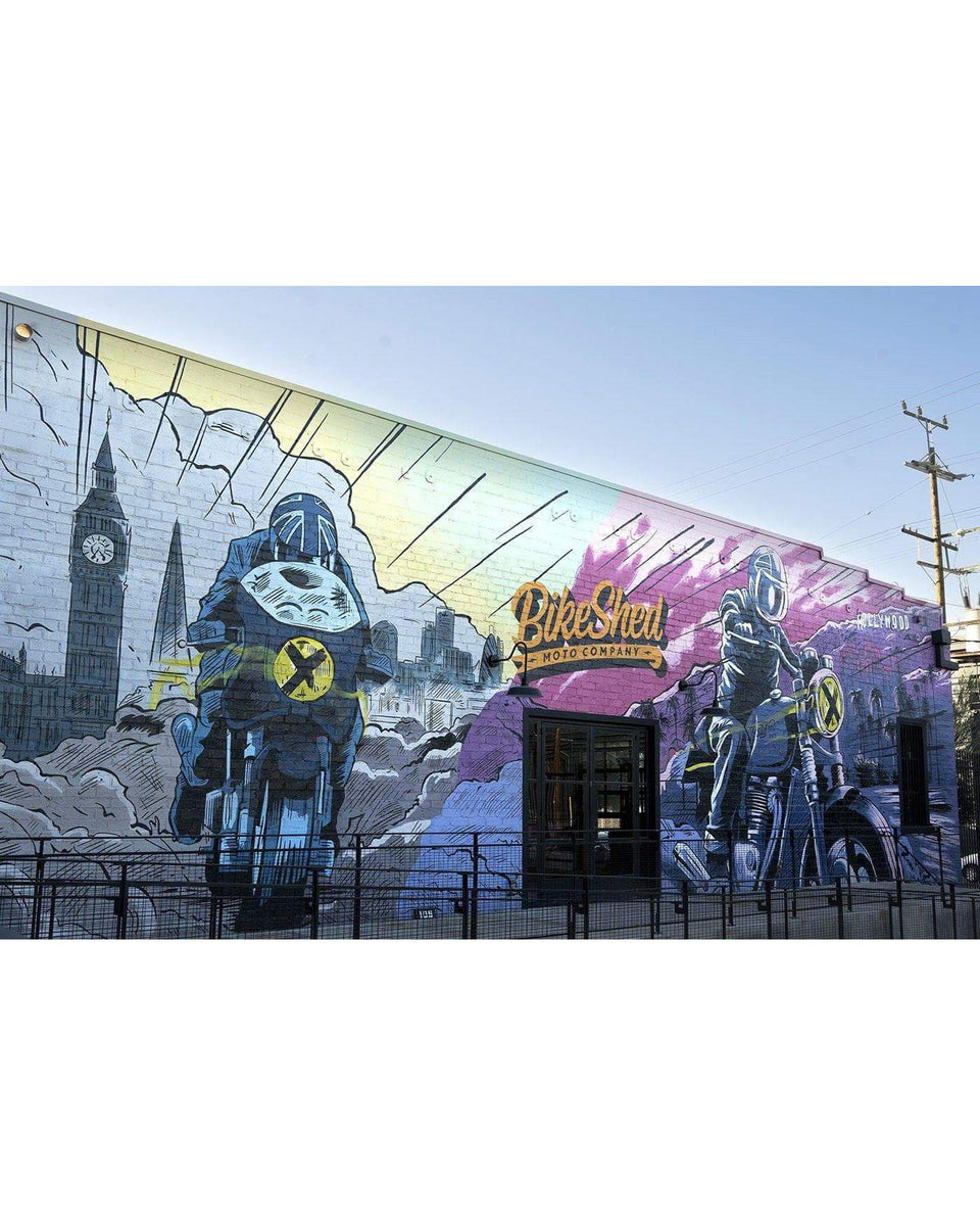 Mural painting at LA venue