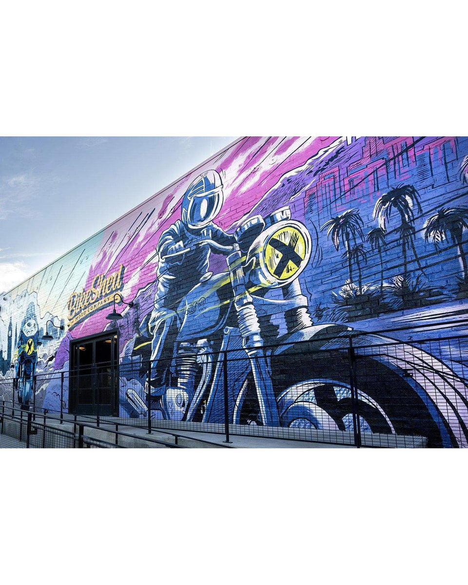 Mural painting at LA venue