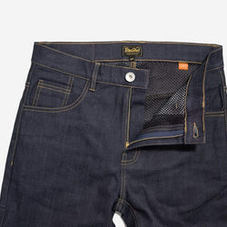 BSMC Protective - Road Jean - Raw Indigo, zip fly and button