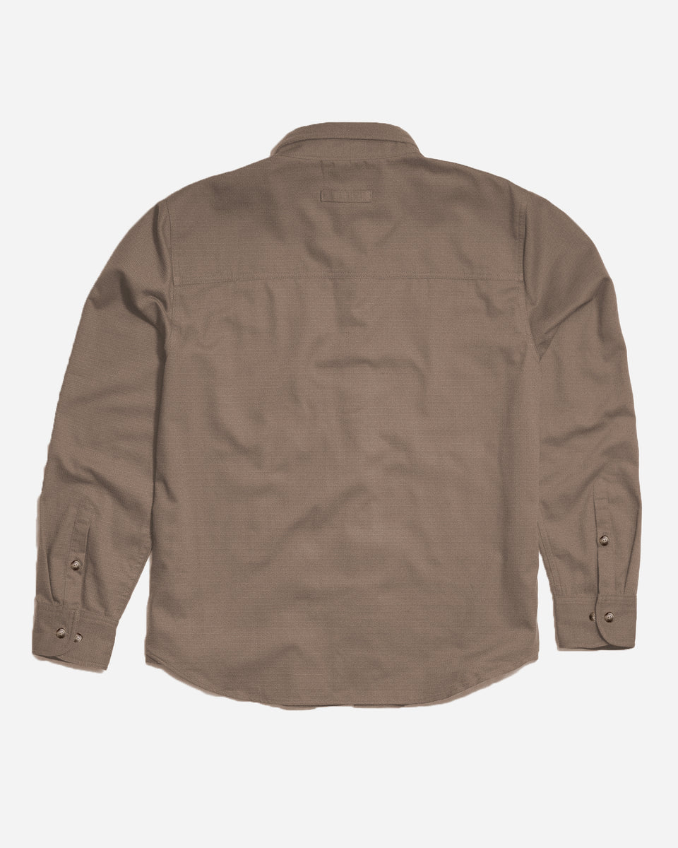 BSMC Ripstop Utility Shirt MKII - TAN, back