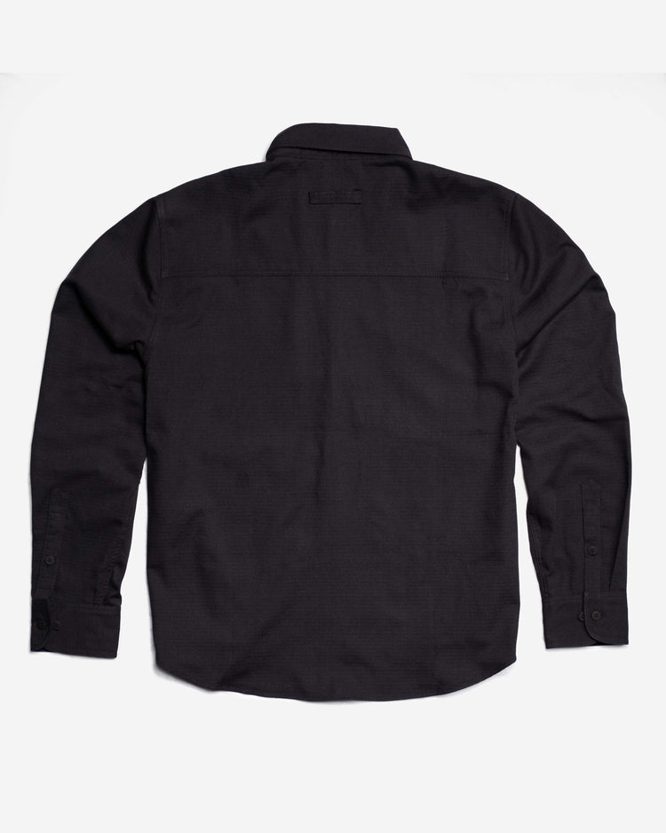 BSMC Ripstop Utility Shirt MKII - BLACK, back