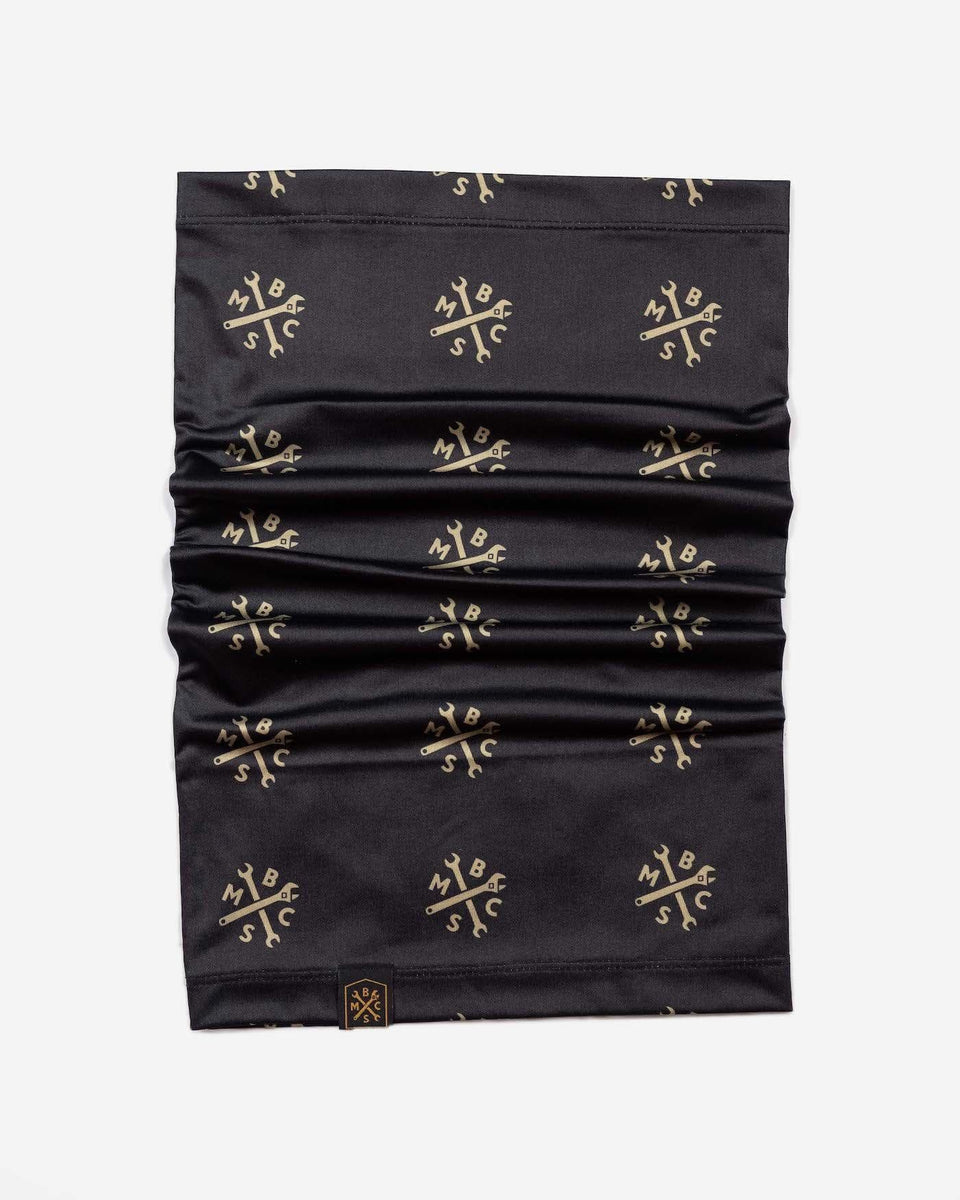 BSMC Wrench Motorcycle Neck Tube - Black/Gold, front