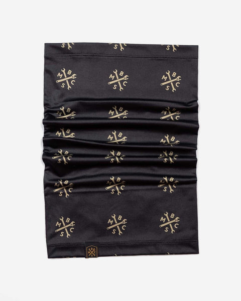 BSMC Wrench Motorcycle Neck Tube - Black/Gold, front