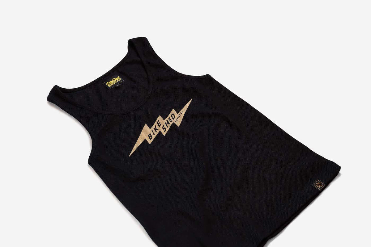 BSMC Women's Lightning Tank Top - Black, side on 