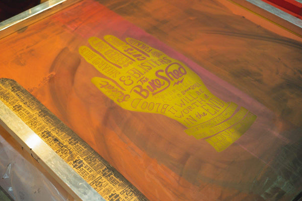 BSMC x Dave Buonaguidi - Motorcycle Pulled "Handmade Is Better Made" Print, preparation