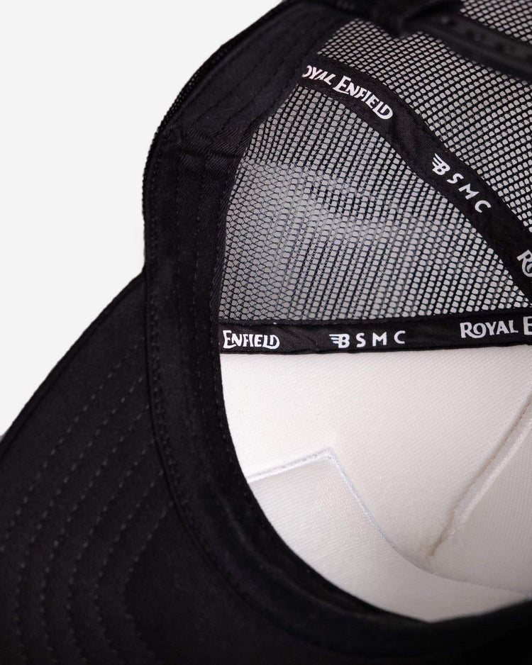 BSMC x Royal Enfield Aspect Cap - Black & White – Bike Shed Moto Co. USA