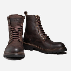 BSMC X Umberto Luce Boot - Coffee Brown, front and instep