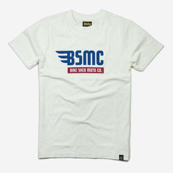 BSMC XR T Shirt - Off White, front