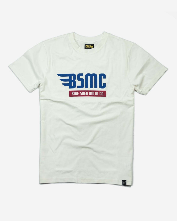 BSMC XR T Shirt - Off White – Bike Shed Moto Co. USA
